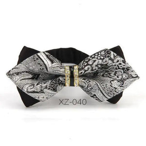 Luxury Men Polyester Bowtie Fashionable Bowtie Stylish Design Wedding Parties Bowties
