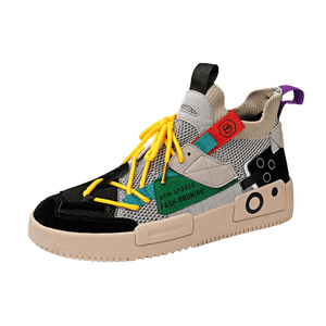 Luxury Mens Sneakers Casual Shoes Modern Trainer Race Off Walking Tennis Breathable Athletic Shoes Men Gym Casual Sneakers Slip On Sport Sneakers