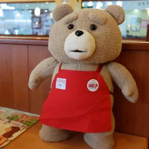 Luxury Modern Super Cute 8 styles Movie Teddy Bear Plush Toys Ted In Apron Soft Stuffed Animals Plush 45cm A birthday present for a good friend