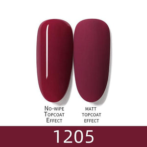 Luxury Modern Women Red 7ml UV Gel Nail Polish Set 8 Luxury Colors Elegant Manicure Nail Salon Stylish Design For Girls and Ladies