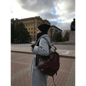 Luxury Modern Women Unique Style Women Backpack Leather School Bag For Teengers Gilrs Large capacity PU Travel backpack