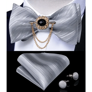 Luxury Pink Solid Men Bow Tie Silk Business Wedding Elegant Bowtie For Men Unique Desing For Every Occasion