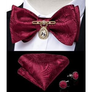Luxury Pink Solid Men Bow Tie Silk Business Wedding Elegant Bowtie For Men Unique Desing For Every Occasion