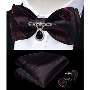 Luxury Pink Solid Men Bow Tie Silk Business Wedding Elegant Bowtie For Men Unique Desing For Every Occasion