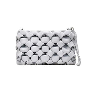 Luxury Purses Handbags Clutches And Shoulder Bags For Women And Girls Designer Leather Crossbody Metal Chain Bag