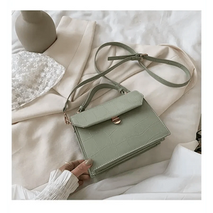 Luxury Snow White Crossbody Bags For Women And Girls Small PU Leather Handbag - Ladies Designer Evening Bags