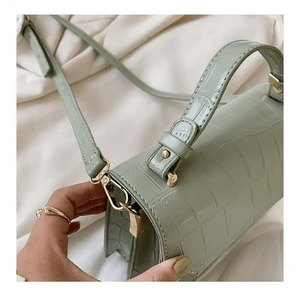 Luxury Snow White Crossbody Bags For Women And Girls Small PU Leather Handbag - Ladies Designer Evening Bags