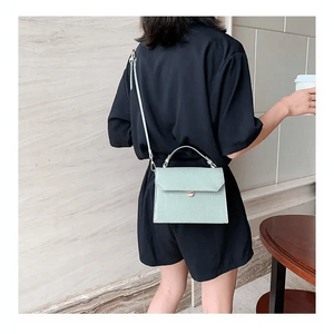 Luxury Snow White Crossbody Bags For Women And Girls Small PU Leather Handbag - Ladies Designer Evening Bags