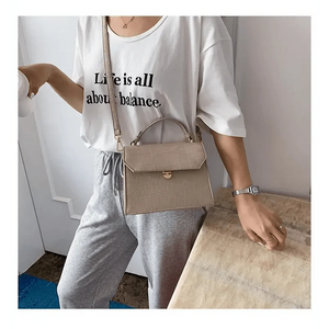 Luxury Snow White Crossbody Bags For Women And Girls Small PU Leather Handbag - Ladies Designer Evening Bags