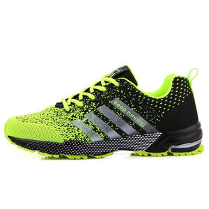 Luxury Sport Mens Sneakers Mesh Breathable Casual Men Shoes Comfortable Non-Slip Shock Absorption Light Outdoor Walking Comfortable Running Sneakers