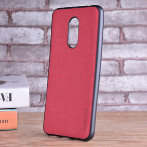 Luxury Textile Cloth Leather Skin Phone Case Cover For Xiaomi Redmi 5 5 Plus Luxury Textile Leather Skin Soft Hard Cover For Xiaomi Redmi 5 Plus Case Shockproof Durable Material Vintage New Design Leather Phone Case