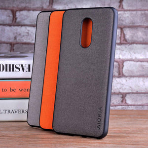 Luxury Textile Cloth Leather Skin Phone Case Cover For Xiaomi Redmi 5 5 Plus Luxury Textile Leather Skin Soft Hard Cover For Xiaomi Redmi 5 Plus Case Shockproof Durable Material Vintage New Design Leather Phone Case