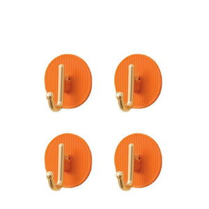Luxury Wall Hooks Without Punching Self-Adhesive Suitable for Kitchen and Bathroom key Holder Seamless Hooks Behind The Door Wall Mounted Coat Rack Plastic Hook Home Decorative Small Hooks for Hanging Hat Coats Towel Jacket