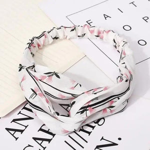 Luxury Women's Headband Vintage Cross Knot Elastic Hair Bands Soft Solid Hairband Girls Hair Accessories Floral Turban Bandanas Head Wrap