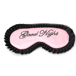 Luxury Women Silk Sleep Eye Mask Soft Ladies Ultra Lightweight Adjustable Strap Eye Mask Night Blindfold