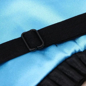 Luxury Women Silk Sleep Eye Mask Soft Ladies Ultra Lightweight Adjustable Strap Eye Mask Night Blindfold