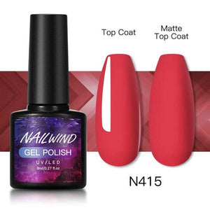 Luxury Womens Colorful Gel Nail Polish 8ml Semi Permanent UV/LED Glossy Effect Popular Design For Women and Girls in Fashion Style