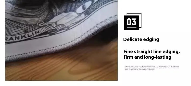 Dollar Pattern Stain-Resistant Foot Mat