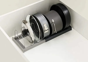 Stainless Steel Adjustable Pot Lid Rack