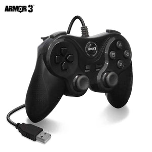PS3 / PC Wired Controller Black Armor 3
