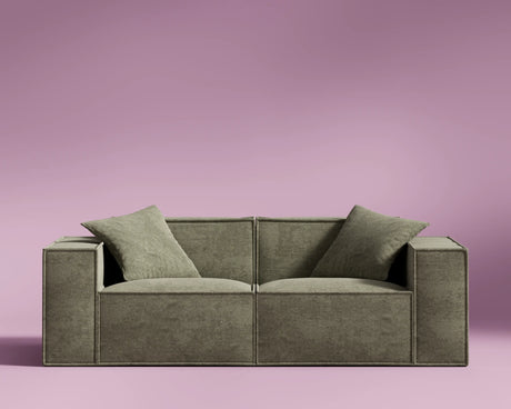 M1 Sofa Loveseat - Krypton Green