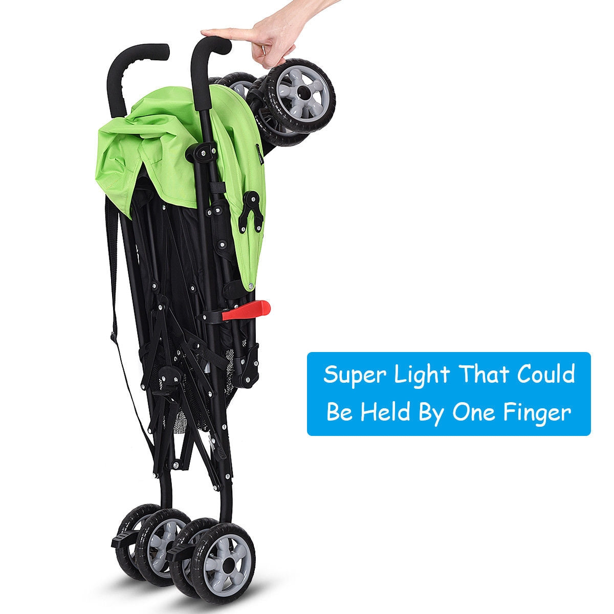Folding Lightweight Baby Toddler Umbrella Travel Stroller-Black