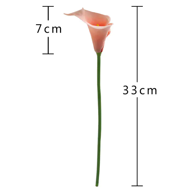 Artificial Calla Lily Decor for Living Room & Dining Table