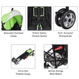 Folding Lightweight Baby Toddler Umbrella Travel Stroller-Black