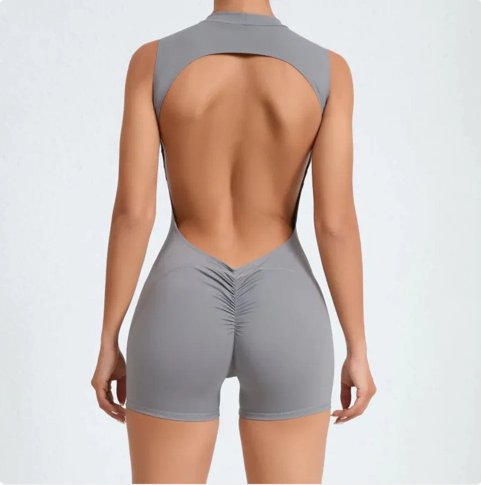 Breezy Backless Yoga Jumpsuit