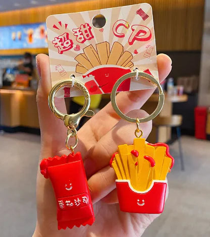 Couple A Pair Of Buckles Creative Keychain