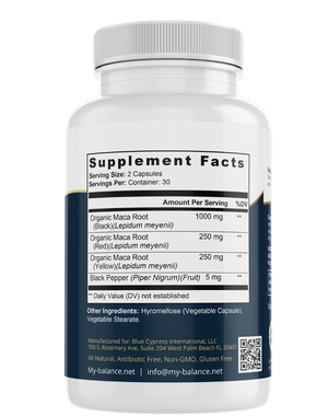 Organic MACA Root Capsules