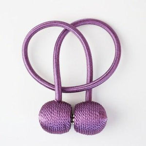 Magnetic Curtain Tieback High Quality Holder Hook Buckle Clip Curtain Tieback Polyester Decorative Home Accessories European Style Decorative Curtain Drape Tie With Strong Magnetic For Home And Office Decoration 49cm