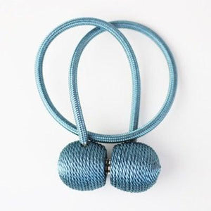 Magnetic Curtain Tieback High Quality Holder Hook Buckle Clip Curtain Tieback Polyester Decorative Home Accessories European Style Decorative Curtain Drape Tie With Strong Magnetic For Home And Office Decoration 49cm