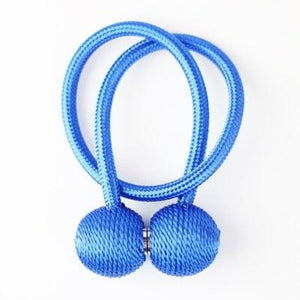 Magnetic Curtain Tieback High Quality Holder Hook Buckle Clip Curtain Tieback Polyester Decorative Home Accessories European Style Decorative Curtain Drape Tie With Strong Magnetic For Home And Office Decoration 49cm