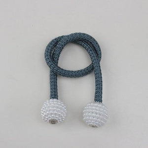Magnets Curtains Clamps Curtain Holder Pompom Tieback Magnetic Clips Hanging Balls Tie Back Home Decoration Accessories Magnetic Curtain Tiebacks European Style Decorative Curtain Drape Tie With Strong Magnetic For Home And Office Decoration