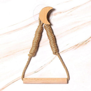 Many Styles Kitchen Roll Napkin Holders Towel Dispenser Accessory Hanging Rope Wooden Toilet Paper Holder For Bathroom Decor Home Toilet Roll Holder Creative Wood Roll Holder Country House Toilet Paper Holder Toilet Bathroom