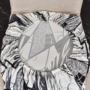 Marble Printed Stretch Chair Cover For Dining Room Office Banquet Chair Protector Elastic Material Armchair Cover  Chair Cover Chair Slipcover Marble Background Texture Parson Chair