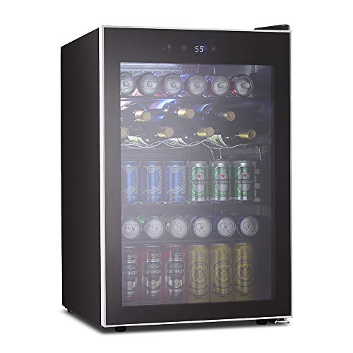 Matte Beverage Refrigerator and Cooler W58128H