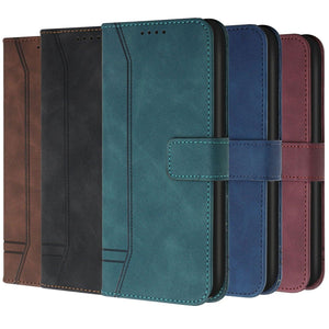 Matte Leather Wallet Case for Redmi Note 11 11S 11 Pro 10 9 8 7 Redmi 10 10C 10A 9T 9A 9C 9 8 Flip Cover for M4 Pro X4 Pro F4 M3 Premium PU Leather Wallet Case