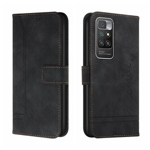 Matte Leather Wallet Case for Redmi Note 11 11S 11 Pro 10 9 8 7 Redmi 10 10C 10A 9T 9A 9C 9 8 Flip Cover for M4 Pro X4 Pro F4 M3 Premium PU Leather Wallet Case