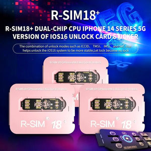 R-SIM18+ RSIM 18+ Nano Unlock Card For iPhone 14 Plus 13 12 11 Pro Max XR iOS 16