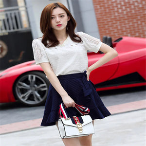 Small Square Bag with Ribbon and Wine God Design