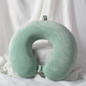 Memory Foam U-Shaped pillow Slow Rebound Neck Pillow Nap Airplane Pillow Travel Cartoon Memory U-Shaped Headrest Long Trip Sleep With No Neck Pain Super Soft Memory Foam Neck Pillow Easy Washing With Removable Cover By My Perfect Dream