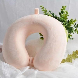 Memory Foam U-Shaped pillow Slow Rebound Neck Pillow Nap Airplane Pillow Travel Cartoon Memory U-Shaped Headrest Long Trip Sleep With No Neck Pain Super Soft Memory Foam Neck Pillow Easy Washing With Removable Cover By My Perfect Dream