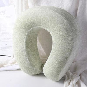 Memory Foam U-Shaped pillow Slow Rebound Neck Pillow Nap Airplane Pillow Travel Cartoon Memory U-Shaped Headrest Long Trip Sleep With No Neck Pain Super Soft Memory Foam Neck Pillow Easy Washing With Removable Cover By My Perfect Dream