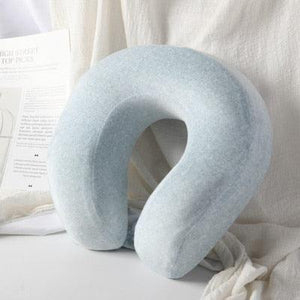 Memory Foam U-Shaped pillow Slow Rebound Neck Pillow Nap Airplane Pillow Travel Cartoon Memory U-Shaped Headrest Long Trip Sleep With No Neck Pain Super Soft Memory Foam Neck Pillow Easy Washing With Removable Cover By My Perfect Dream