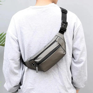 Men Blue Waterproof Belt Bag Fashion Chest Pack New Design High Quality Outdoor Sports Fanny Pack Men's Travel Shoulder Bags
