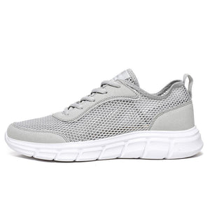 Men Casual Black Sneakers Fashion Light Breathable Summer Outdoor Beach Mesh Gym Running Sneakers Men Breathable Mesh Ultra Comfortable Athletic Fashion Jogging Sneaker