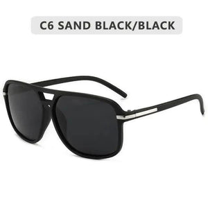 Men Elegant Cool Square Style Fashion Polarized Sunglasses Driving Vintage Design UV400 Sun Glasses