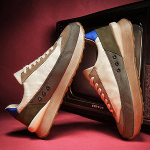 Men Fashion Platform Sneakers Outdoor Non-slip Breathable Shoes New Trend Wild Casual Comfortable Shoes Fashion Sneakers Breathable Comfort Walking Shoes For Mens